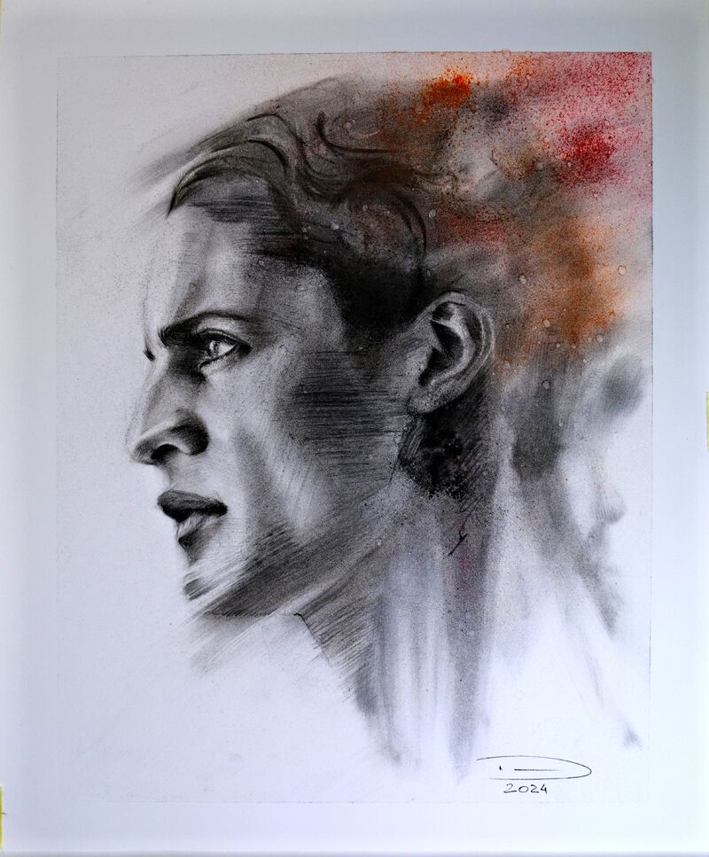 Ares Rising - a Paintings by Danut Lucian Tolnacs